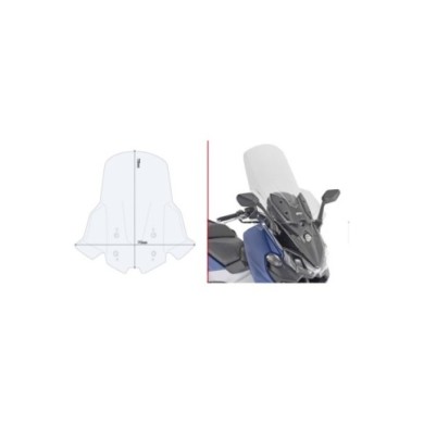 GIVI Pare-brise transparent