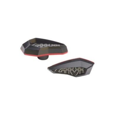 GIVI Roulettes de protection SLD01 rouge