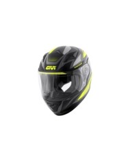 GIVI Casco Junior 4 Evo nero opaco-giallo fluo