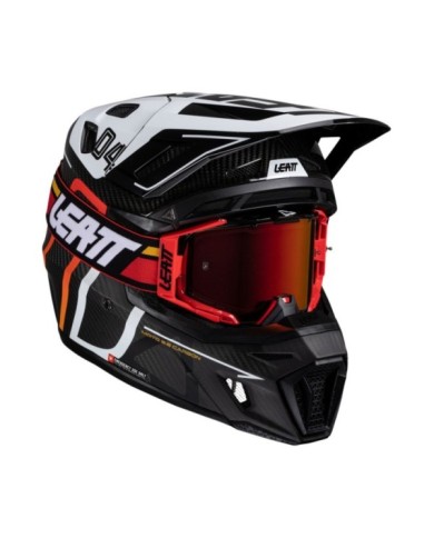 Leatt Helmet Kit Moto 9.5 V25 carbon white carbon-weiss