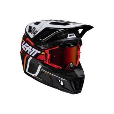 Leatt Helmet Kit Moto 9.5 V25 carbon white carbon-weiss