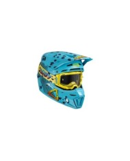Leatt Helmet Kit Moto 8.5 V25 cheetah blau-lila-gelb