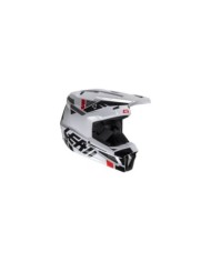 Leatt Casco Moto 2.5 V25 bianco-nero-rosso
