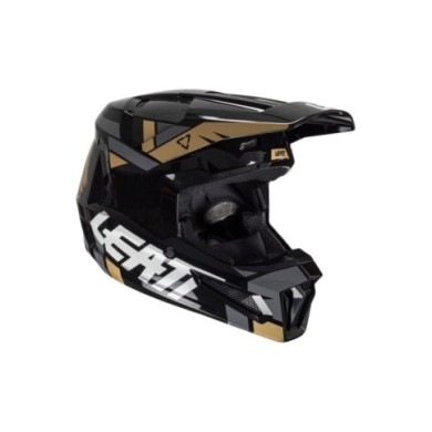 Leatt Casco Moto 2.5 V25 nero-marrone-bianco