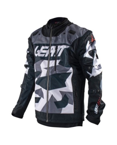 Leatt Giacca 4.5 X-Flow Camo nero-grigio-nero