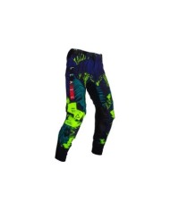 Leatt Pant Moto 5.5 I.K.S Jungle schwarz-lime-blau