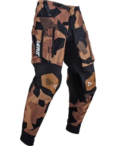 Leatt Pantaloni da moto 4.5 Enduro Stone marrone-nero-bianco
