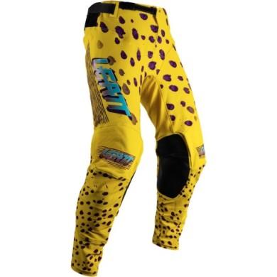 Leatt Pant Moto 5.5 I.K.S. V25 cheetah Cheetah gelb-lila