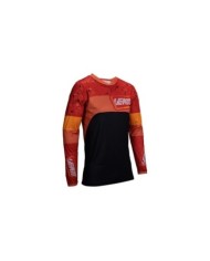 Leatt Jersey Moto 4.5 Enduro Burn orange-schwarz-weiss