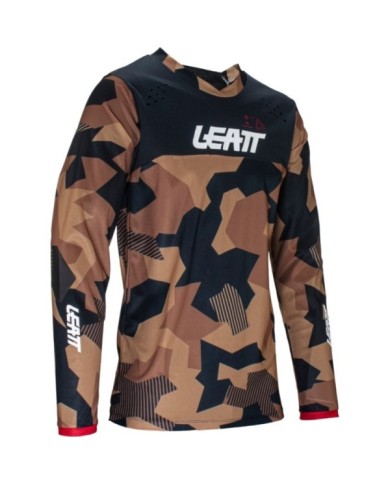 Leatt Jersey Moto 4.5 Enduro Stone braun-schwarz-weiss