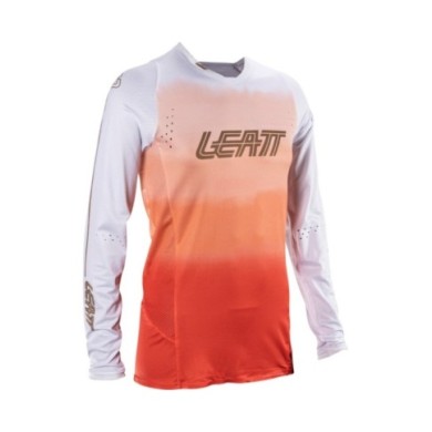 Leatt Maglia Moto 4.5 Lite Women V26 rosa corallo bianco-corallo