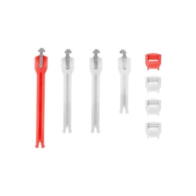 Leatt Kit cinghie 6,5 Bianco 4 pezzi