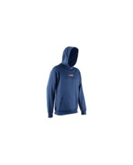 Leatt Felpa con cappuccio Core V26 blu denim