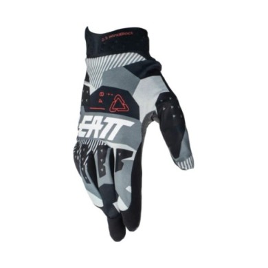 Leatt Guanto Moto 2.5 Windblock grigio-nero-bianco