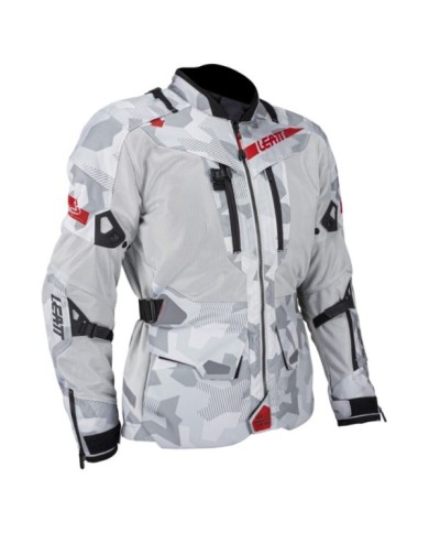 Leatt Adventure Jacket ADV FlowTour 7.5 V24 steel grau-weiss-rot