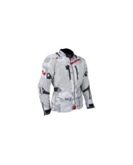 Leatt Adventure Giacca ADV FlowTour 7.5 V24 grigio acciaio-bianco-rosso