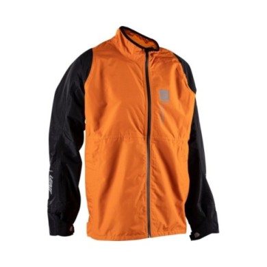 Leatt Adventure Giacca RainCover ADV V26 arancione-nero