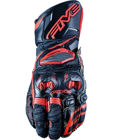 Five Gloves Guanti RFX Race nero-rosso