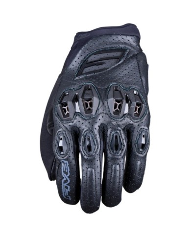 Five Gloves Guanti Stunt Evo 2 in pelle nera