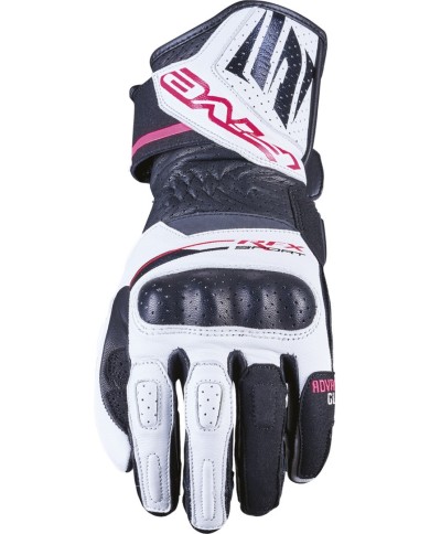 Five Gloves Guanti da donna RFX Sport bianco-rosa-nero