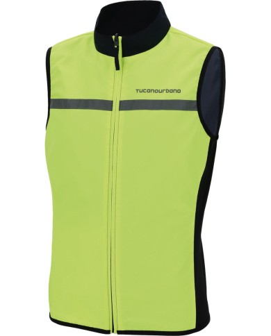 Tucano Urbano Nano Switch Veste noir - jaune fluo S
