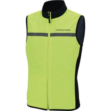 Tucano Urbano Nano Switch Gilet schwarz-neon gelb S