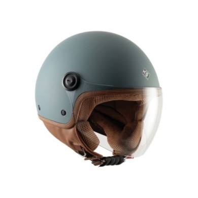 Tucano Urbano casque de jet El`Jettin 6.0 mat petrol blu