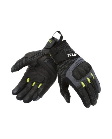 T. UR Guanti G-Knit nero-grigio