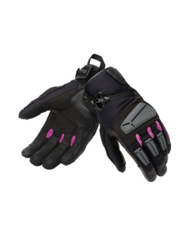 T. UR Damen Handschuh G-Four schwarz-grau-pink