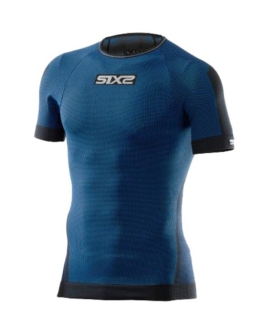 SIXS Funktions T-Shirt TS1 Uni schwarz-petrol XS