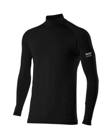 SIXS Funktions T-Shirt TS3 Merino schwarz S