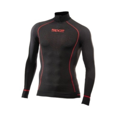 SIXS Maglia funzionale a maniche lunghe con collo zip Blazefit TS13W