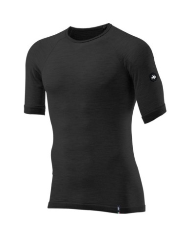 SIXS Maglia funzionale TS1 MERINOS nera S