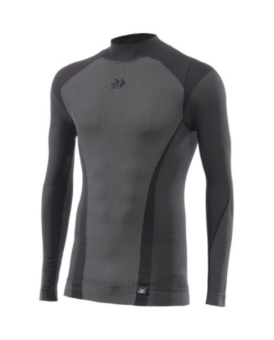 SIXS Langarm Funktions Shirt TS3 V2 schwarz-carbon XS