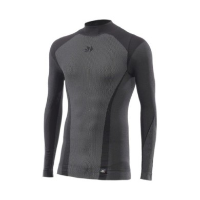 SIXS Langarm Funktions Shirt TS3 V2 schwarz-carbon XS