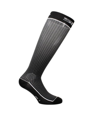 SIXS Lange Socken LONG2 schwarz