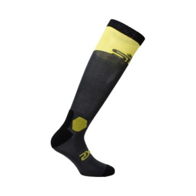 SIXS Calze lunghe LONGUE DURÉE grigio-giallo 36