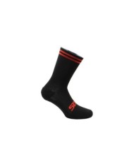 SIXS Calzini corti MERINOS SOCKS nero-rosso 44