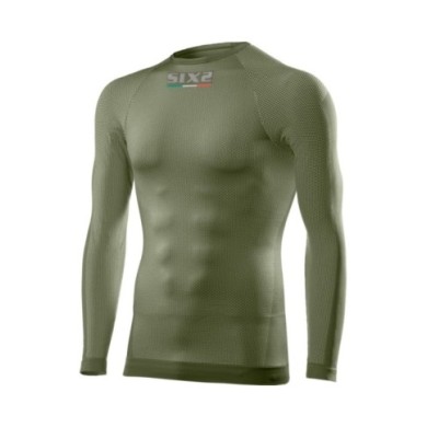 SIXS Camicia funzionale a maniche lunghe TS2 verde XS