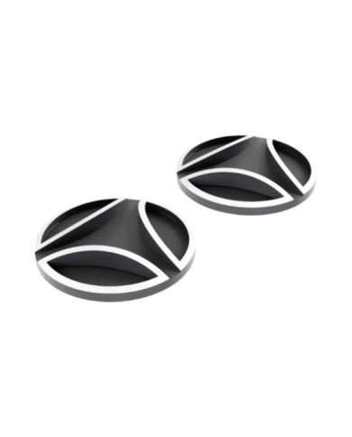 MOMODESIGN Metall-Seitenabdeckungen FGTR schwarz silber