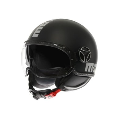 MOMODESIGN Casco jet FGTR Evo Matt nero-argento
