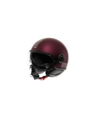 MOMODESIGN Casco jet FGTR Evo Matt bordeaux-argento