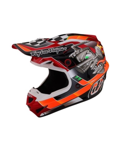 Troy Lee Designs SE4 Polyacrylite Helmet - Carb noir