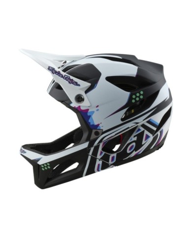 Troy Lee Designs Stage Helmet W MIPS - Trooper weiss XL