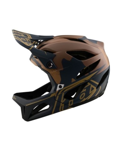 Troy Lee Designs Stage Helmet - Stealth noir-gris-marron M