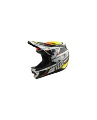Troy Lee Designs D4 Carbon Helmet W Mips - Lined Up black