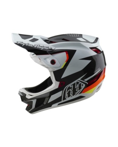 Troy Lee Designs D4 Carbon Helmet W MIPS - Optic schwarz