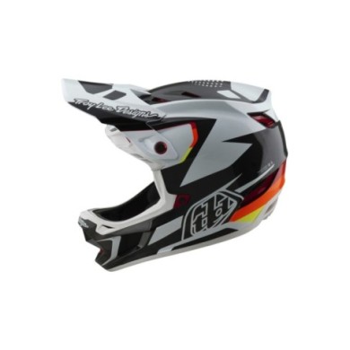 Troy Lee Designs D4 Carbon Helmet W MIPS - Optic schwarz