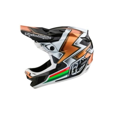 Troy Lee Designs Casco D4 Carbon - Ever nero-oro
