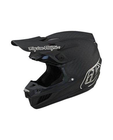 Troy Lee Designs SE5 ECE Carbon Helmet Mips - Stealth schwarz-silber